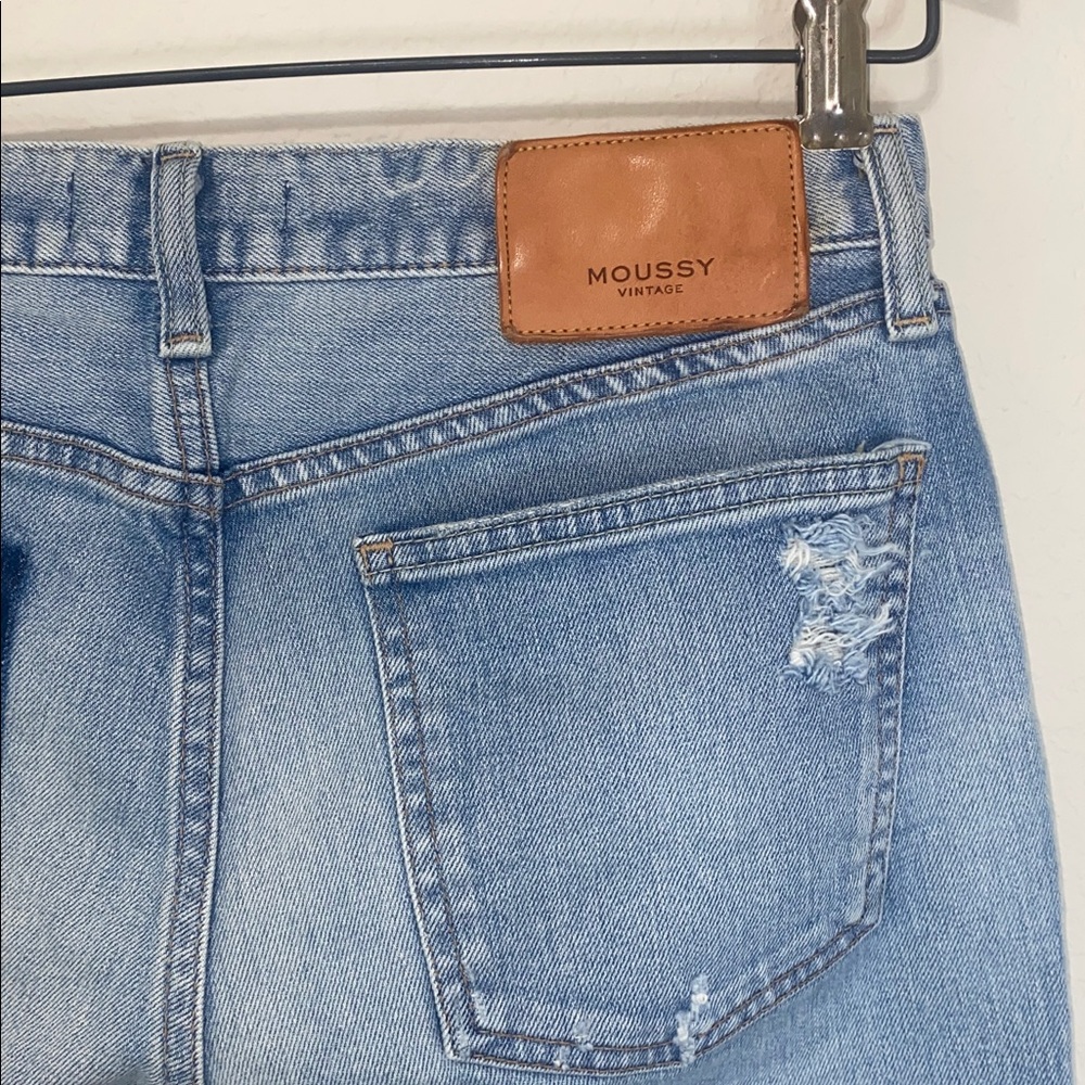 🪼Moussy Vintage Altawoods Distressed Cropped Women’s Jeans! - Picture 4 of 14